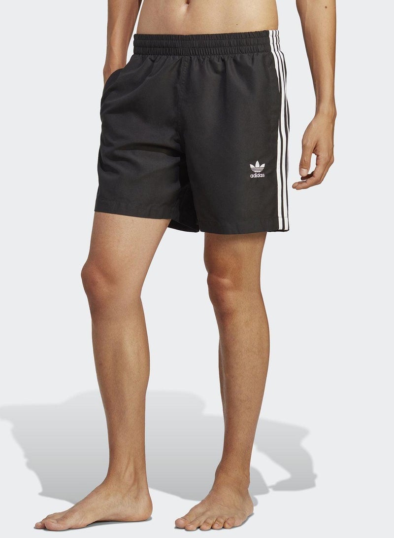Adidas Ori 3S Sh Black Swimming Swim Shorts For Men Xs - Image 1