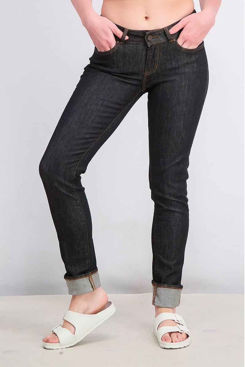 Seven 7 Women Regular Fit High Waist Stretchable Jeans, Black - Image 1