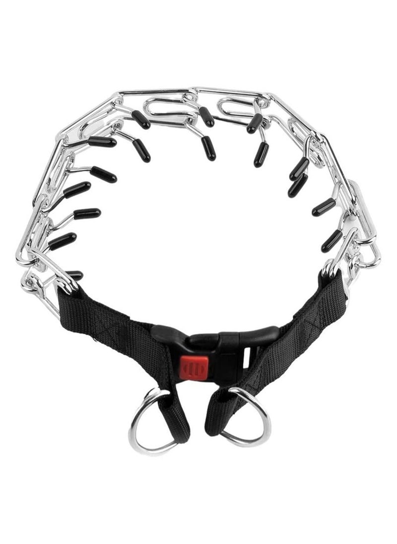 Y&D - Dog Prong Traing Collar, Choke Collar for Large Dogs Pinch Training with Quick Release Snap Buckle Small Medium Dogs, Pet Supplies - Image 1