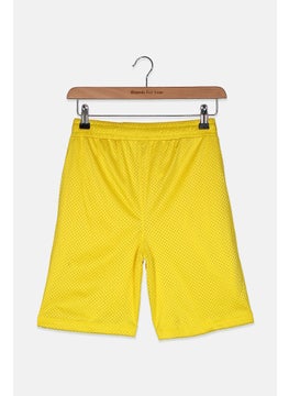 Pyrex Kids Kids Boys White Drawstring Brand Logo Shorts, Giallo  - Image 2