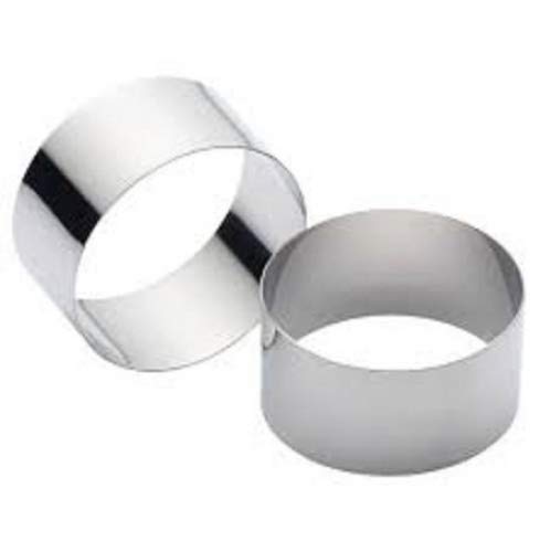 Sunrise Kitchen Supply Sunrise Kitchen Supply (Pack of 2) Round Food Ring, Stainless Steel (2.75" D x 2" H) - Image 1