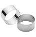 Sunrise Kitchen Supply Sunrise Kitchen Supply (Pack of 2) Round Food Ring, Stainless Steel (2.75" D x 2" H) - Image 2