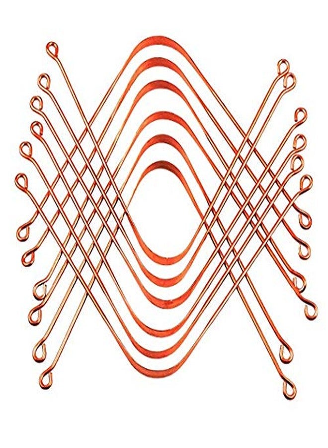 QIMACPLUS Pure Copper Tongue Scraper Cleaner | Perfect Surgical Tongue Scraper | Best Remedy for Bad Breath | Maintains Oral Hygiene| Flexible Handle and Comfortable Grip - Set of 12 Pieces - Image 1