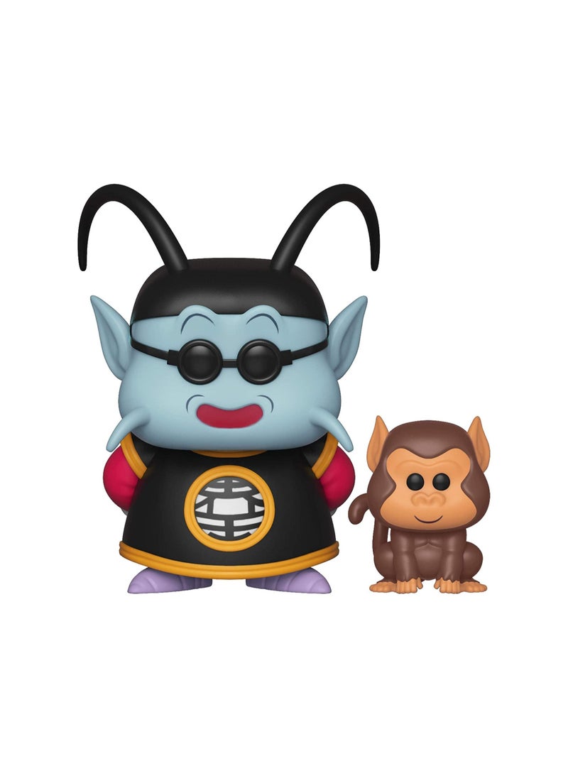 Funko - Funko Pop! & Buddy: Dragon Ball Z - King Kai & Bubbles Toy - Image 1