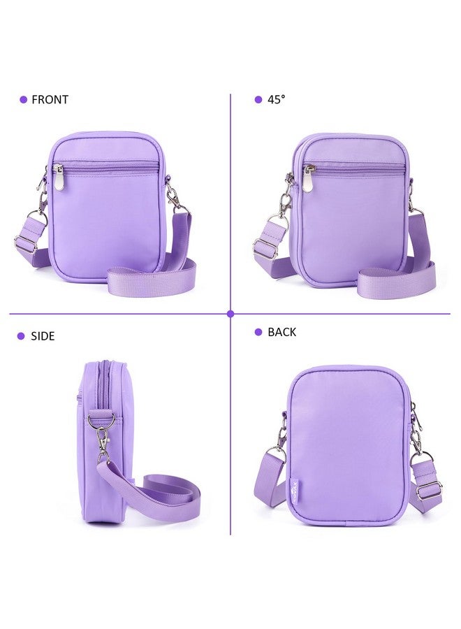 COVAX Small Crossbody Bag for Women, Water-resistant Crossbody Purse Shoulder Handbags (Purple) - Image 2