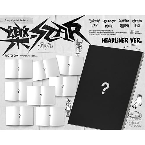 cokodive Stray Kids Headliner Ver. Display Album - Black CD - Image 2