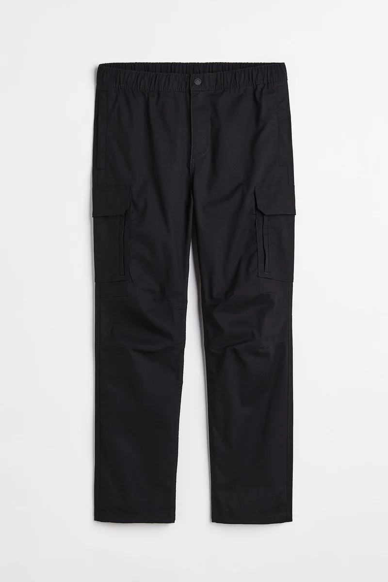 H&M Essential Regular Fit Cargo Trousers