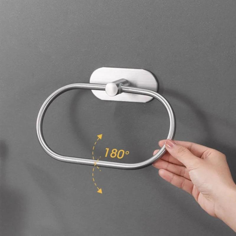 Towel Rack 20*13*4cm Sleek Modern Design Towel Holder - Durable High-Quality Build Towel Rail for Small and Large Bathroom Decor - Image 5
