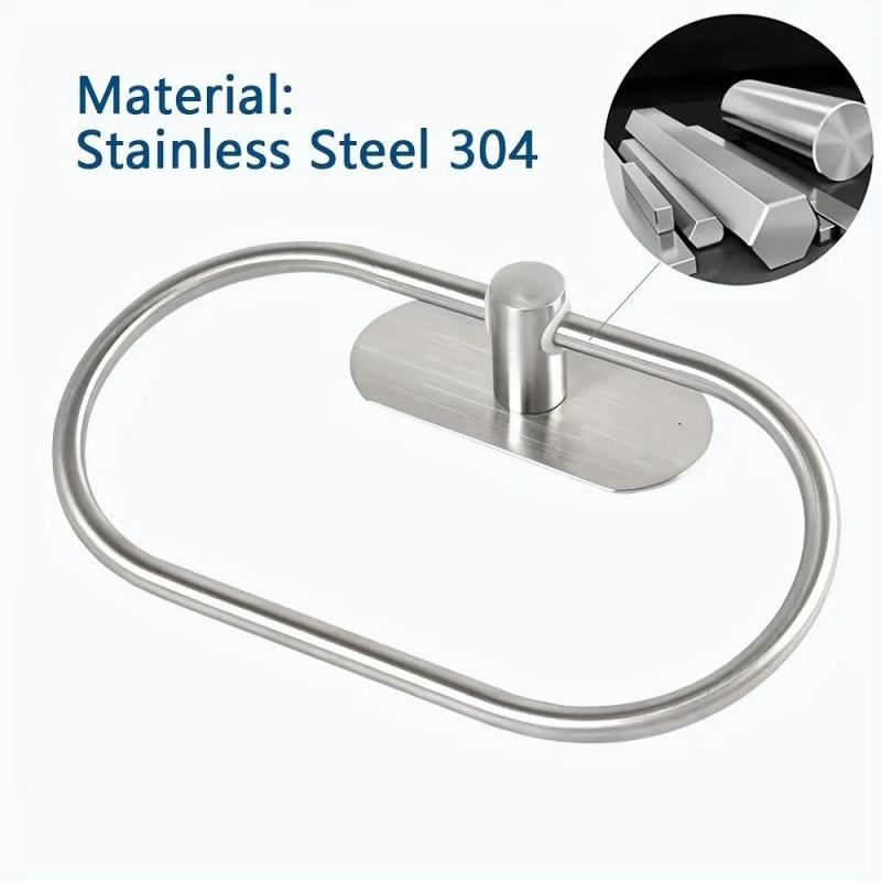 Towel Rack 20*13*4cm Sleek Modern Design Towel Holder - Durable High-Quality Build Towel Rail for Small and Large Bathroom Decor - Image 4