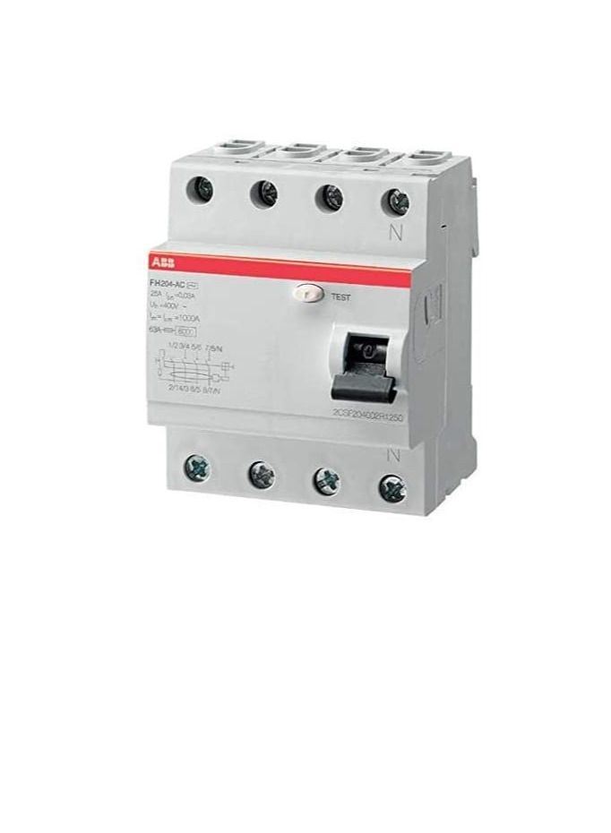 ABB ABB Earth Leakage Circuit Breaker (ELCB/RCCB) - 63A 4Pole 30mA - FH204 AC-63/0,03  - Image 3