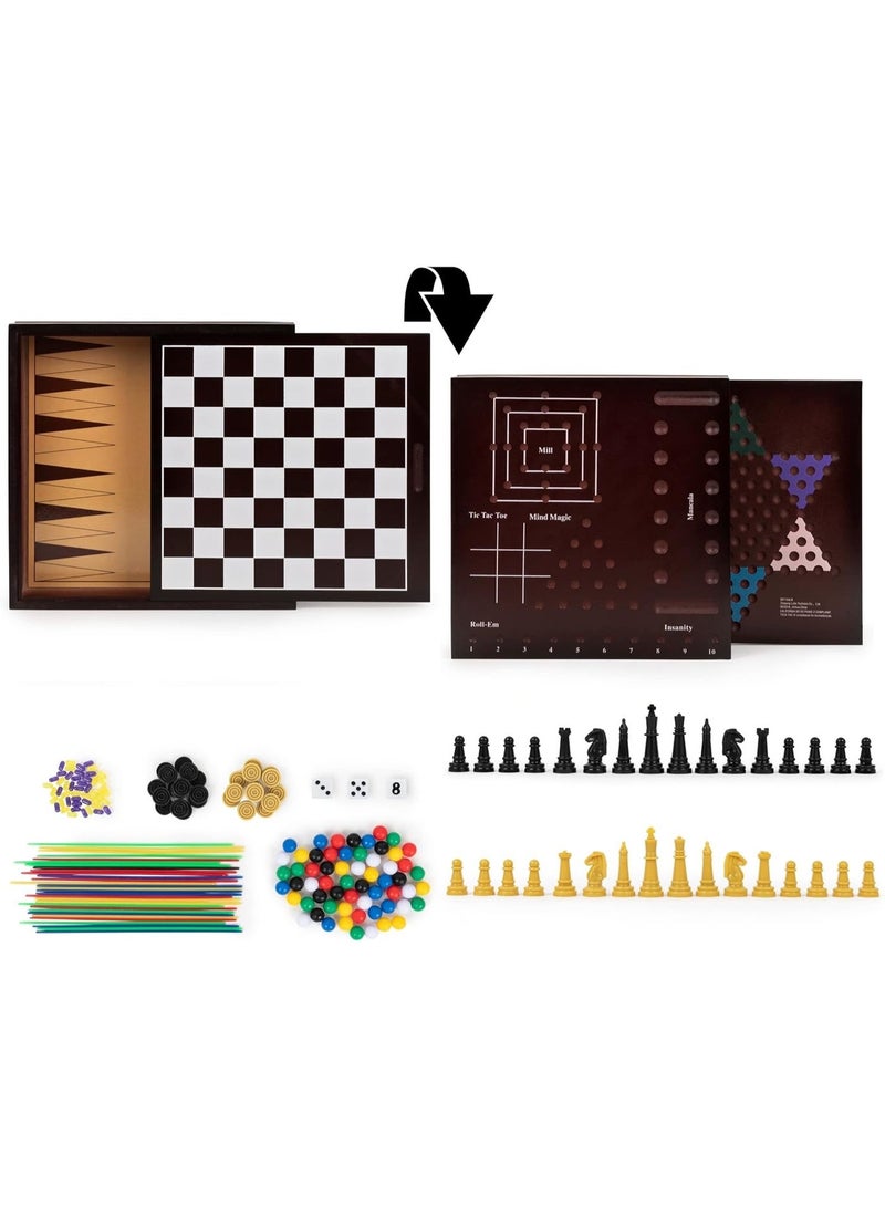 DreamWorks Game Family 10 Game Set | Family Board Games Set | 10-in-1 Games Collection | Fun Indoor Games | Strategy & Skill Games | Kids & Adults Game Set - Image 4