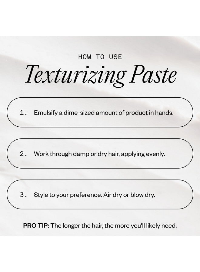 Firsthand Supply Texturizing Paste - Clean & Non-toxic Hair Care Ingredients - For Textured, Messy & Relaxed Hair Styles - 3oz (88ml) - Image 2