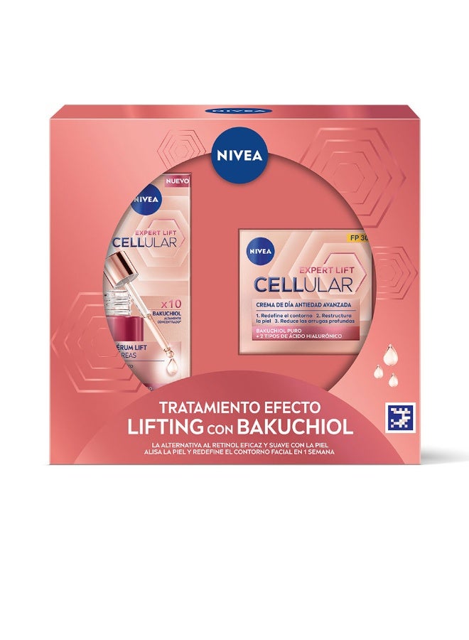 نيفيا سيروم نيفيا إكسبيرت ليفت سيلولار ليفت 30 مل + كريم نيفيا سيلولار ليفت النهاري المضاد للشيخوخة بعامل حماية من الشمس 30 50 مل - Image 1