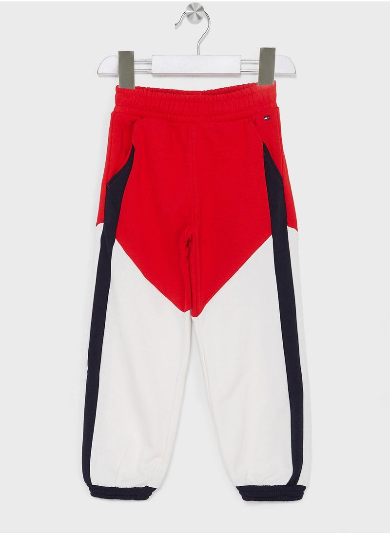 TOMMY HILFIGER Kids Colorblock Sweatpants  - Image 1