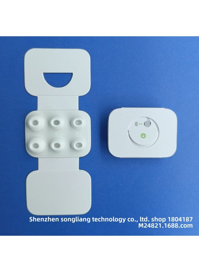 For Apple Airpods Pro1/2 Earplugs/Ear Cap Suit Apple Three Generation Five Generation Ear Cap Suit-Color:White With Pressure Relief Hole (lsxs)-Applicable Models:Airpods Pro - Image 1