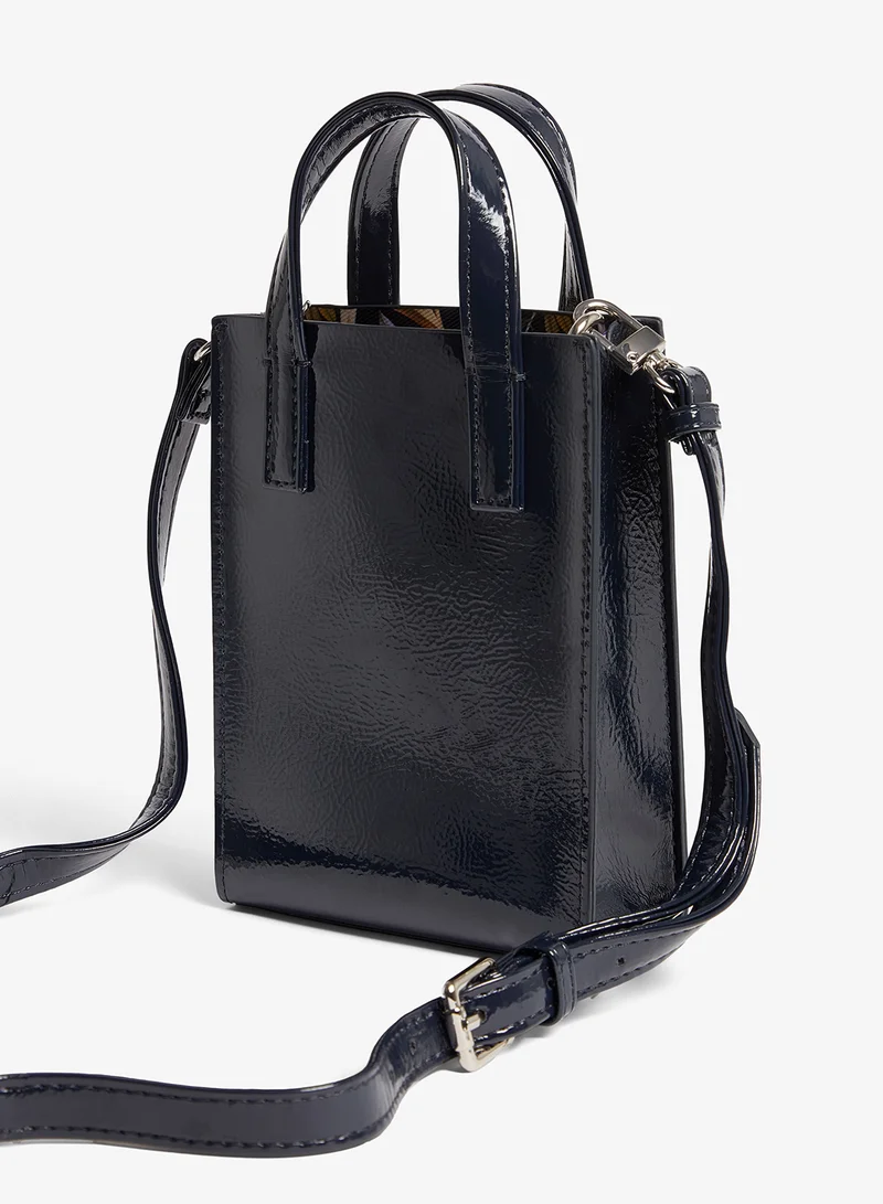 تيد بيكر Mini Printed Crinkle Icon Bag