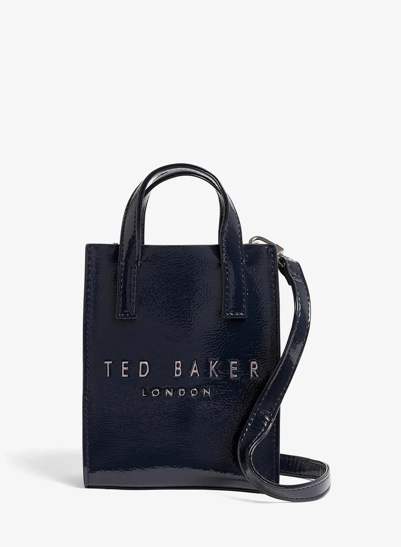 Ted Baker Mini Printed Crinkle Icon Bag