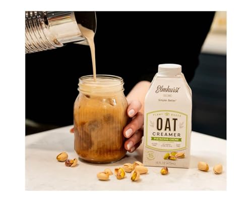 Elmhurst Pistachio Creme Oat Creamer, 16 Fz - Image 4