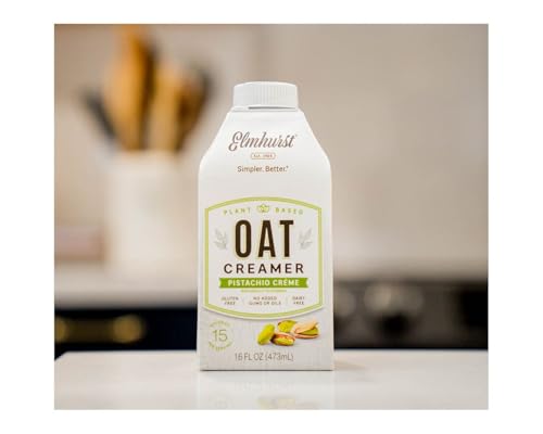 Elmhurst Pistachio Creme Oat Creamer, 16 Fz - Image 2