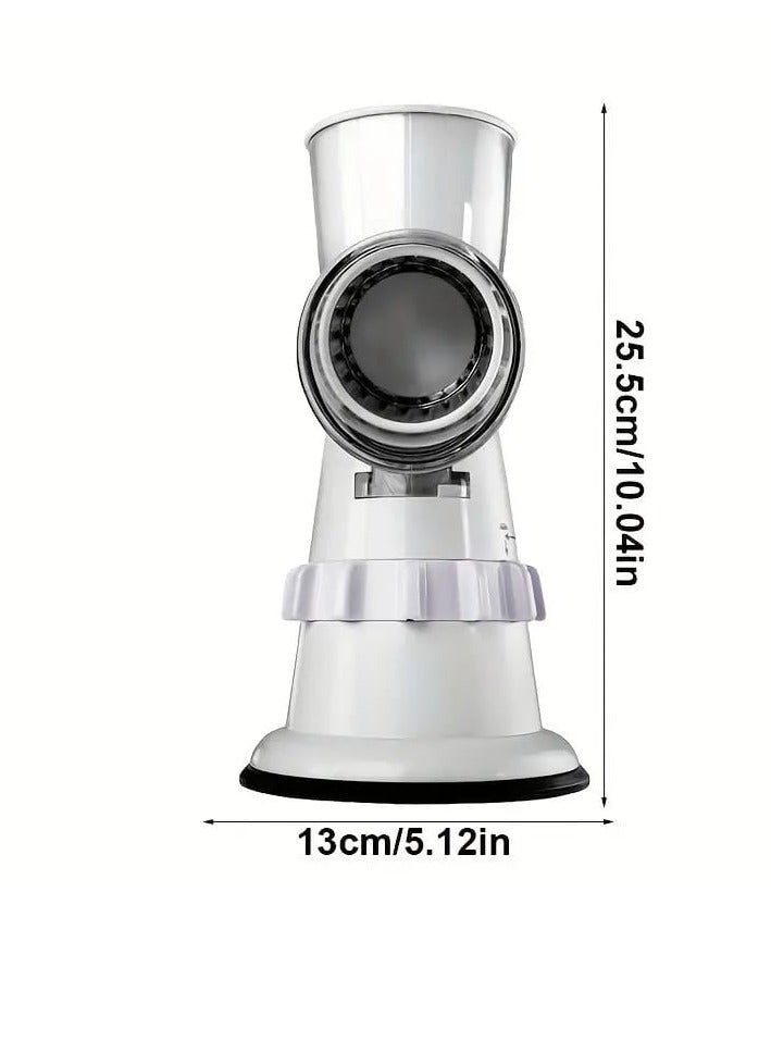 Multifunction Vegetable Chopper 4-in-1 Round Chopper Mandolin Shredder Manual Potato Carrot Cheese Graters Kitchen Accessories - Image 2
