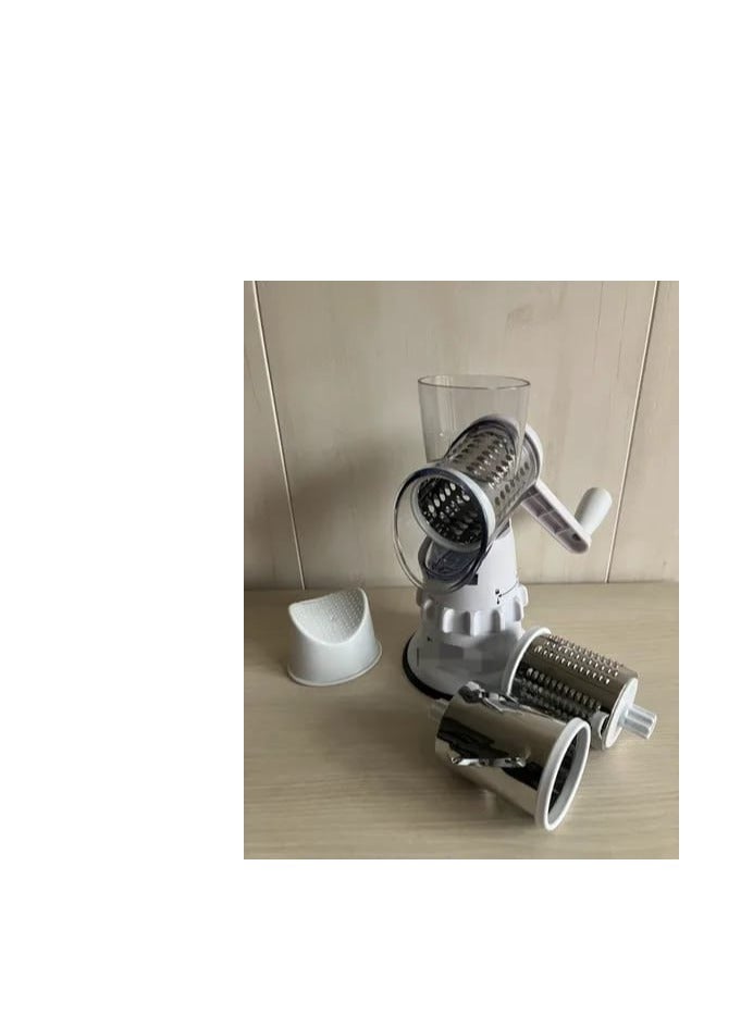 Multifunction Vegetable Chopper 4-in-1 Round Chopper Mandolin Shredder Manual Potato Carrot Cheese Graters Kitchen Accessories - Image 5