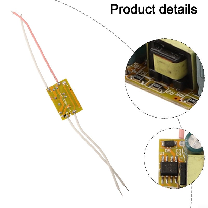 50W LED Driver Power Transformer 5 18W120MA Constant Current Lighting Supply Non Flicker PC44 Core F Class Copper 220V Input Efficient Power Factor Correction - Image 4
