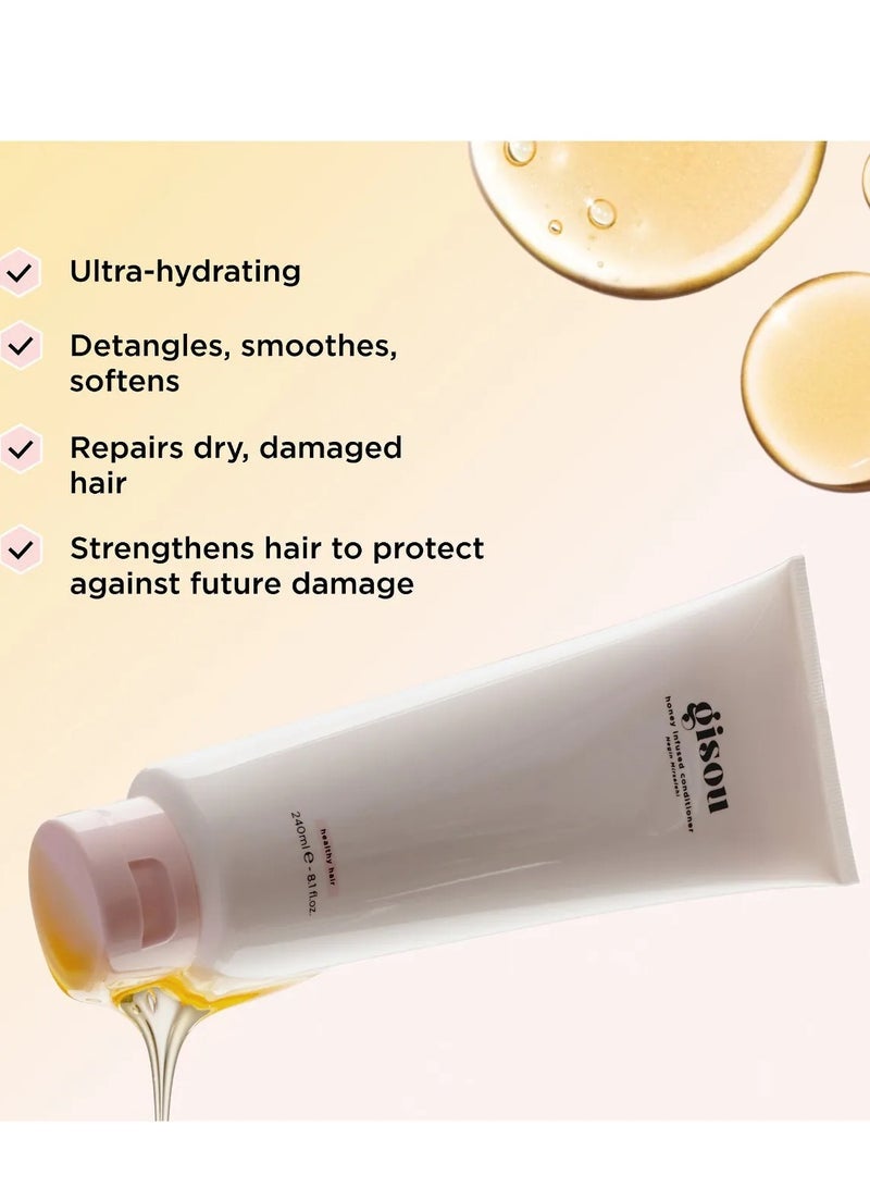 GISOU Honey Infused Conditioner 240ml - Image 3