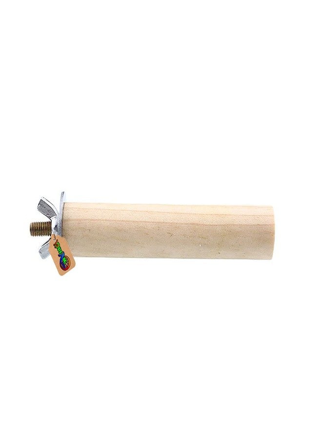 DreamAuro Natural Wood Light Weight Perch/Toy for Sun Conure, Pionus, Quaker Parrot, Cockatiel - Image 5