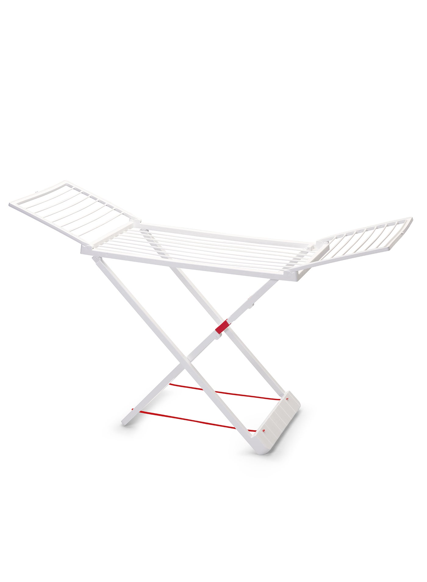 PLASTICFORTE 20M Resin Clothes Drying Rack,Heavy-Duty FoldableLaundry Dryer Stand,Extra-Strong Resin Material, Rust-Free Indoor & Outdoor Drying Stand, Space-Saving, Stable, White Clothes Hanger Rack