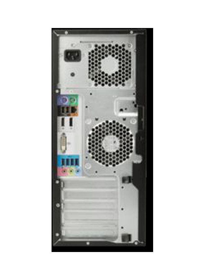 HP كمبيوتر بتصميم منتصب Z240 بمعالج كور i7 وذاكرة رام سعة 8 جيجابايت ومحرك أقراص صلبة HDD بسعة 1 تيرابايت وبطاقة رسومات إنتل عالية الوضوح أسود - Image 2