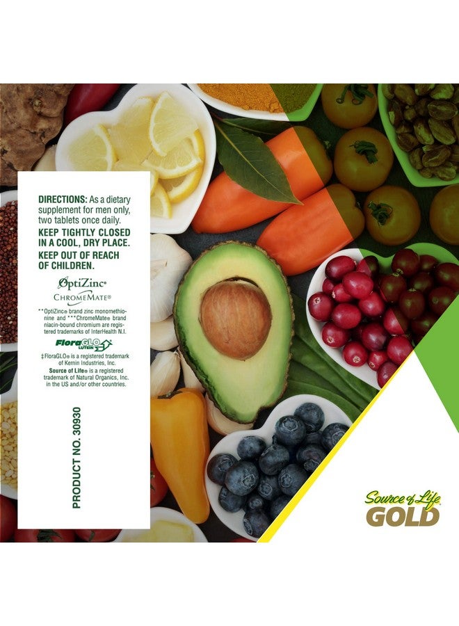 NaturesPlus ناتشرز بلس مصدر الحياة للرجال - 120 قرص - مكمل متعدد الفيتامينات والمعادن خالي من الحديد - مع ساو بالميتو، لايكوبين ولوتين - خالي من الجلوتين، نباتي - 60 حصة - Image 5