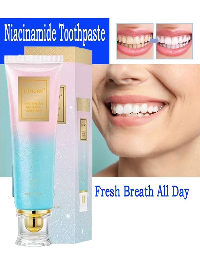 Niacinamide Whitening Toothpaste, Whiter Teeth, Enamel Safe Whitening - Image 5