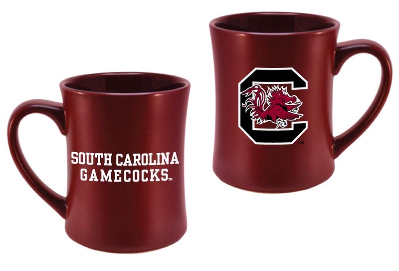 RFSJ South Carolina Gamecocks Ceramic 16oz Sculpted Mug â€“ Official Team Logo Coffee Cup â€“ Handwash Recommended â€“ Individually Boxed