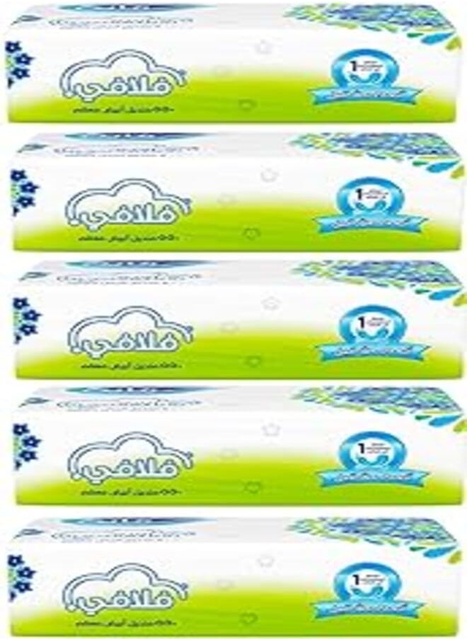 Fine - Fine Fluffy Facial Sterilized Tissue 550 Sheets - Pack of 5 - Image 1