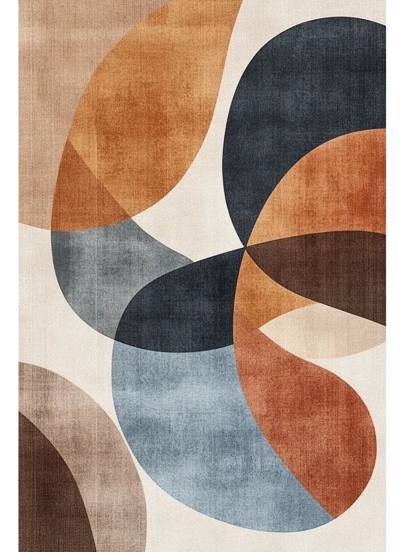 Luxury 3D Printed Abstract Modern Carpet Alternative - Washable Non-Slip Dots Backing - Size 160x230 cm - Abstract Harmony Model - Image 3