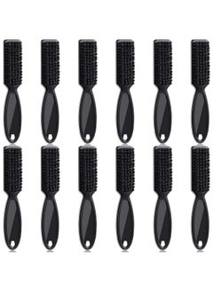 Patelai Patelai 12 Pcs Barber Clipper Brush Blade Trimmer Cleaning Brush Nail Brushes Barber Brush for Fades Neck Duster for Manicure Salon(Black)  - Image 1