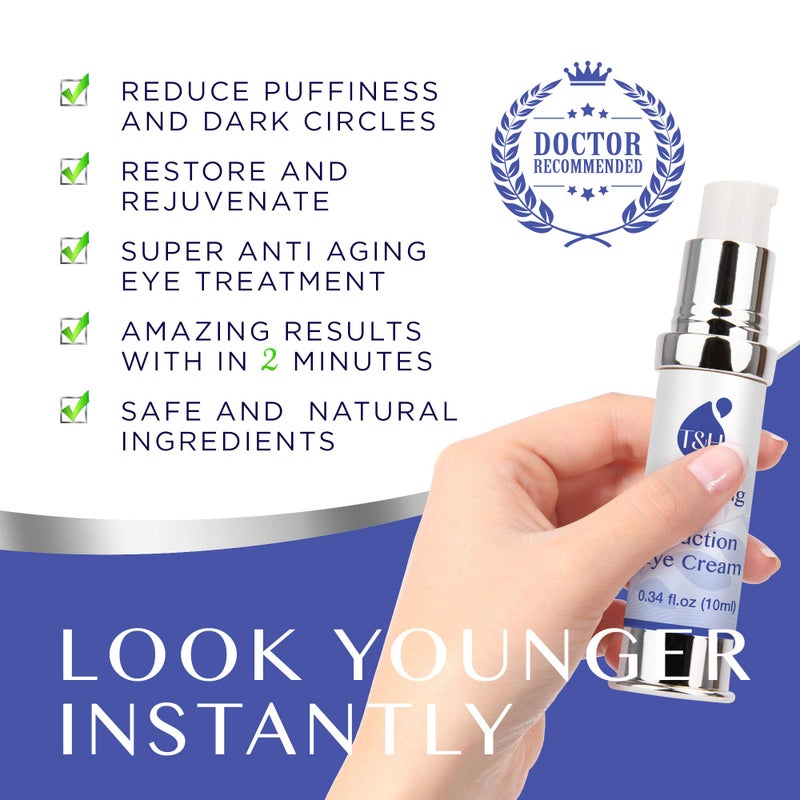 TEREZ & HONOR Anti-Aging Rapid Reduction Under-Eye Cream, Visibly and Instantly Reduces Wrinkles, Dark Circles and Eye Bags in 120 Seconds, Hydrates & Lifts Skin Rapid - Image 2