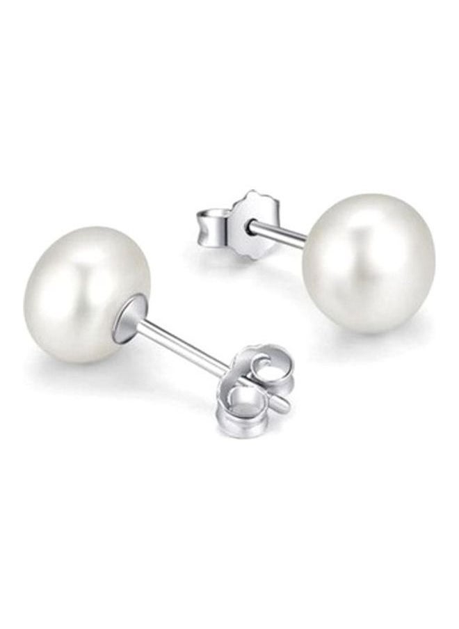 Y&D - Elegant 925 Silver Natural Pearl Earings - Image 1