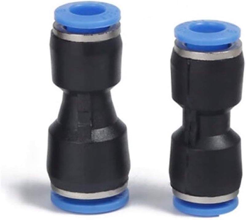 100 قطعة من وصلات الهواء السريعة البلاستيكية متعددة الألوان Pu6 لتوصيل خراطيم الهواء المضغوط - Image 4