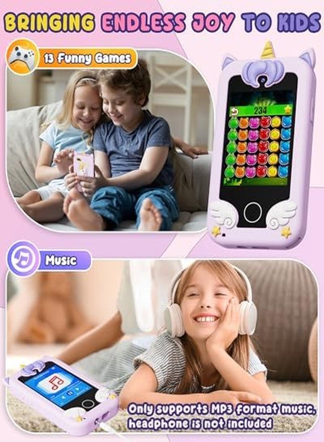 UCIDCI Kids Smart Phone for Girls Ages 3-7 with Dual Camera - Learning Games, Travel Toy with MP3 Music Player for Christmas, Birthday Gifts for 3-7 Year Old Boys - Image 3