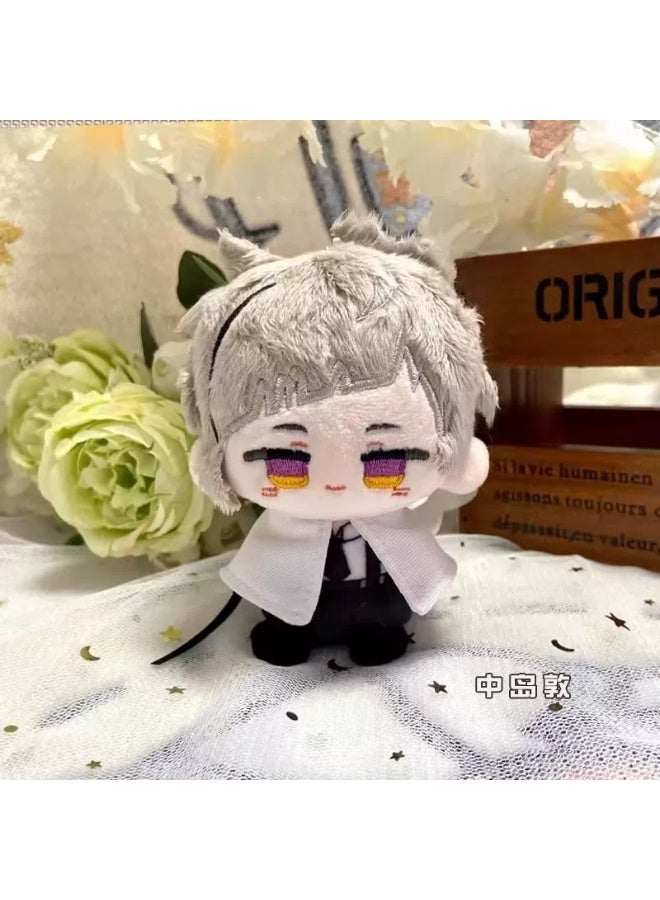 Anime Plush Doll Dazai Osamu Nakahara Chuuya Edogawa Rampo Mini Pendant Keychain Cute Toy Kids Gift