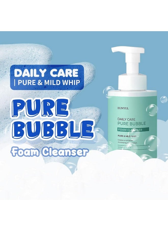Eunyul EUNYUL Daily Care Pure Bubble Foam Cleanser 16.9 fl. Oz. pH 5.5 Bubble foam with Pump type & Deep Cleansing  - Image 2