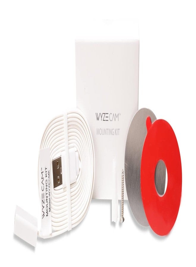 وايز طقم تركيب كاميرا Wyze Cam WYZECMK من Wyze Labs لكاميرات Wyze Cam v4/Wyze Cam v3/Wyze Cam v3 Pro، أبيض - Image 4