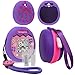 JCHPINE Hard Carrying Case and Silicone Cover Compatible with Tamagotchi Pix Interactive Virtual Pet Game Machine Screen Film Protector for Tamagotchi Pix AccessoriesPurplePink - Image 3