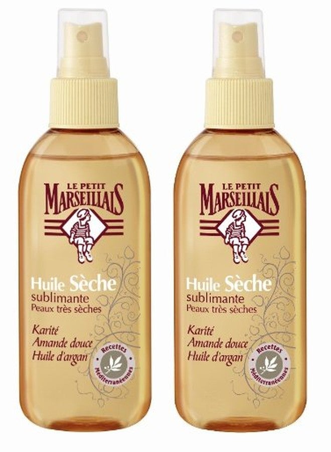Le Petit Marseillais Body Oil for Very Dry Skin pack of 2. Made in France. 2x150ml (2x4.22fl.oz)