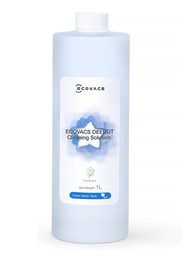 ECOVACS Multi-Surface Floor Cleaning Solution, Compatible with DEEBOT X11 OMNI Cyclone / X9 PRO OMNI / T80 OMNI / T50 PRO OMNI / N30 Series / N20 Series and all other Robot Vacuum Cleaners, 1L - Image 1