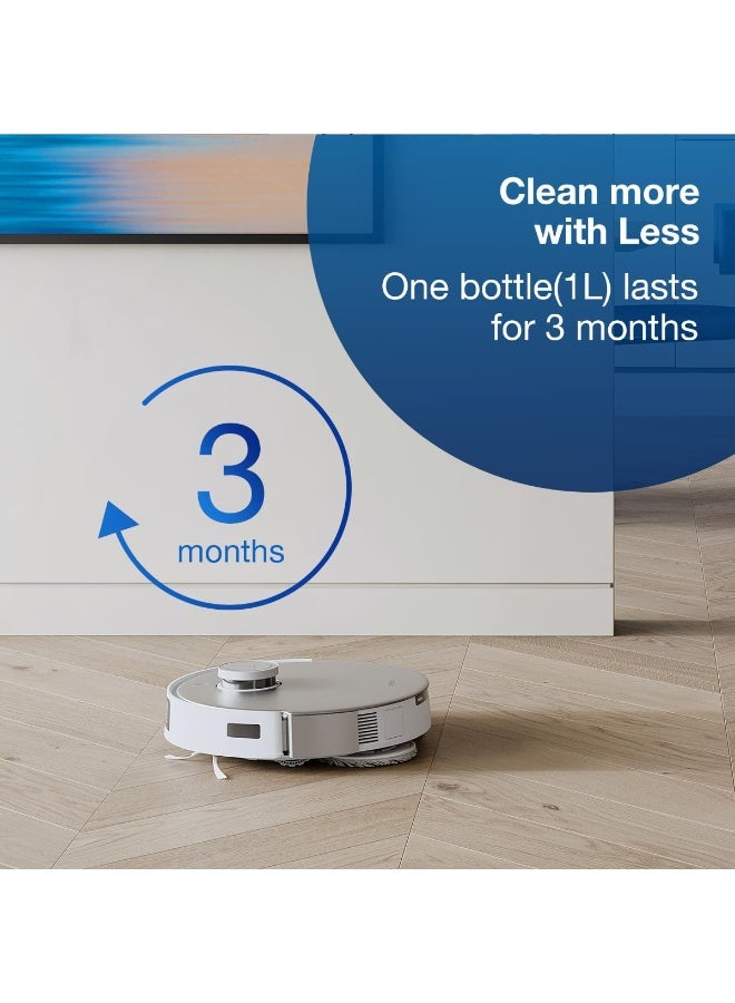 ECOVACS Multi-Surface Floor Cleaning Solution, Compatible with DEEBOT X11 OMNI Cyclone / X9 PRO OMNI / T80 OMNI / T50 PRO OMNI / N30 Series / N20 Series and all other Robot Vacuum Cleaners, 1L - Image 5