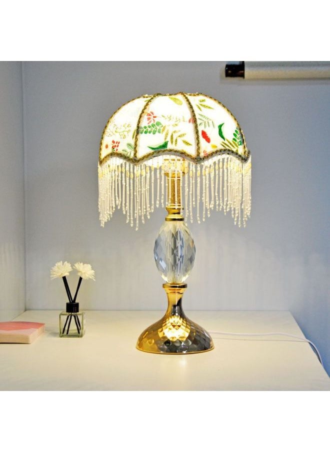 Generic - Crystal Table Lamp Bedside Lamp Bedroom Lamp Modern European Wedding Lamp Study Table Lamp Decorative Table Lamp Gift Crystal Lamp-Color:The Wizard Of Oz (height 45*width 28cm ) - Plug-in Model + Remote Control + Colorful LED - Image 1
