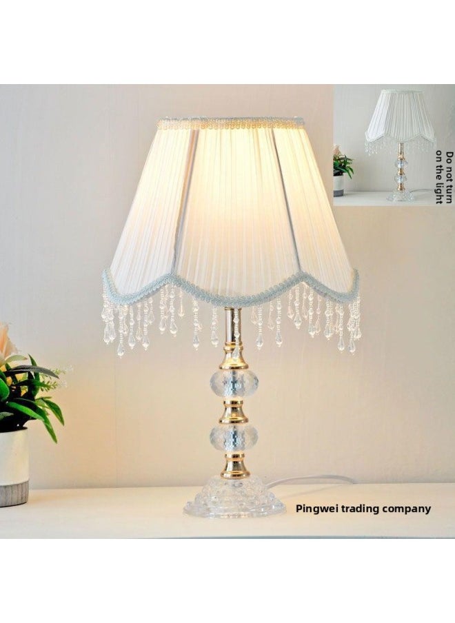 Generic - Crystal Table Lamp Bedside Lamp Bedroom Lamp Modern European Wedding Lamp Study Table Lamp Decorative Table Lamp Gift Crystal Lamp-Color:The Wizard Of Oz (height 45*width 28cm ) - Plug-in Model + Remote Control + Colorful LED - Image 1