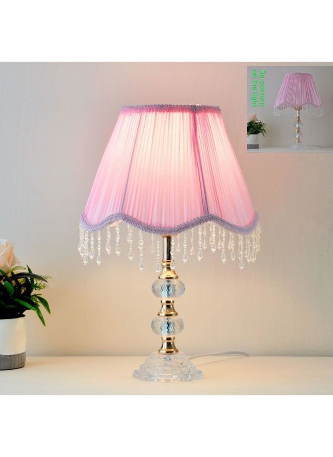 Generic - Crystal Table Lamp Bedside Lamp Bedroom Lamp Modern European Wedding Lamp Study Table Lamp Decorative Table Lamp Gift Crystal Lamp-Color:The Wizard Of Oz (height 45*width 28cm ) - Plug-in Model + Remote Control + Colorful LED - Image 1